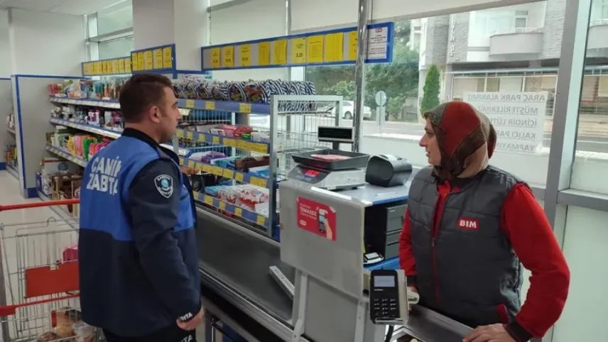 Samsun'da marketlere denetim  haberinin görseli