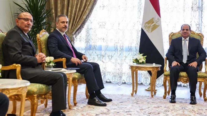 Bakan Fidan, Mısır Cumhurbaşkanı Sisi ile görüştü haberinin görseli