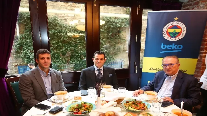 Fenerbahçe Erkek Basketbol Takımı, basınla buluştu haberinin görseli