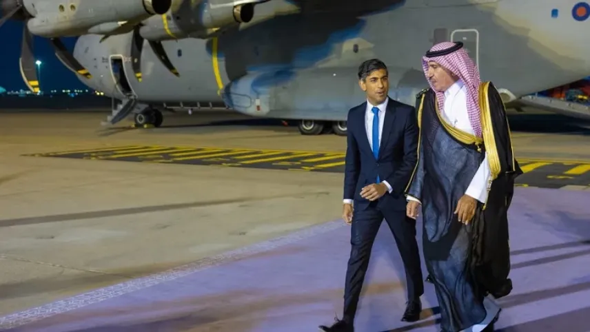 İngiltere Başbakanı Sunak Suudi Arabistan’da haberinin görseli