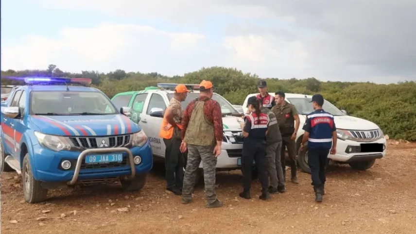 Aydın'da Jandarma ekipleri kaçak ava geçit vermiyor haberinin görseli