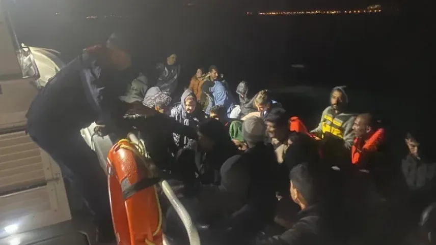 Çanakkale’de 41 kaçak göçmen yakalandı haberinin görseli