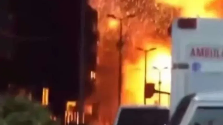 İsrail Kudüs Hastanesi’nin yakınını vurdu haberinin görseli