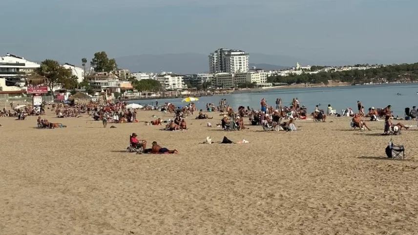 Ege'de kasım ayında deniz keyfi haberinin görseli