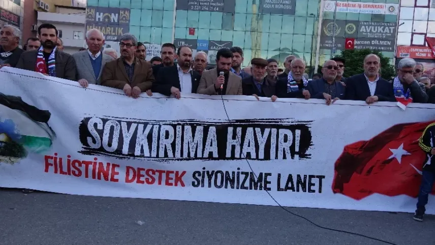Iğdır'da "Büyük Filistin Yürüyüşü" düzenlendi haberinin görseli