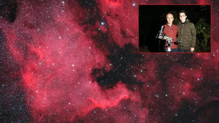 Babasının hediyesiyle çektiği uzay fotoğraflarını NASA paylaştı haberinin görseli