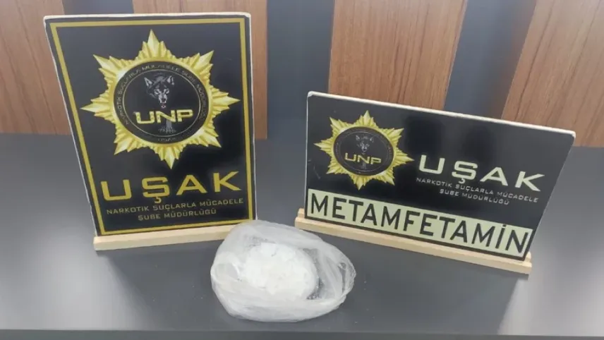 Uşak’ta uyuşturucu taciri tutuklandı haberinin görseli