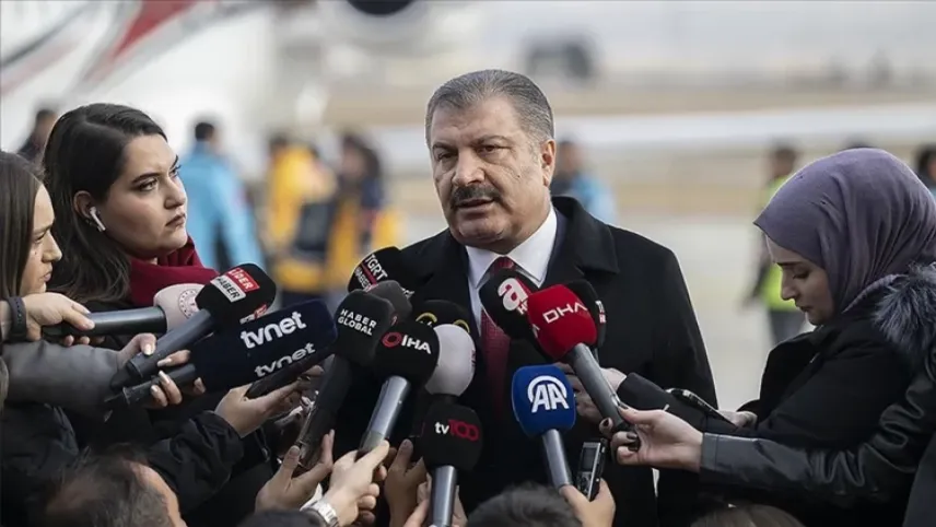 Sağlık Bakanı Koca: Bugün Gazze'den 26'sı hasta 50 kişi gelecek haberinin görseli