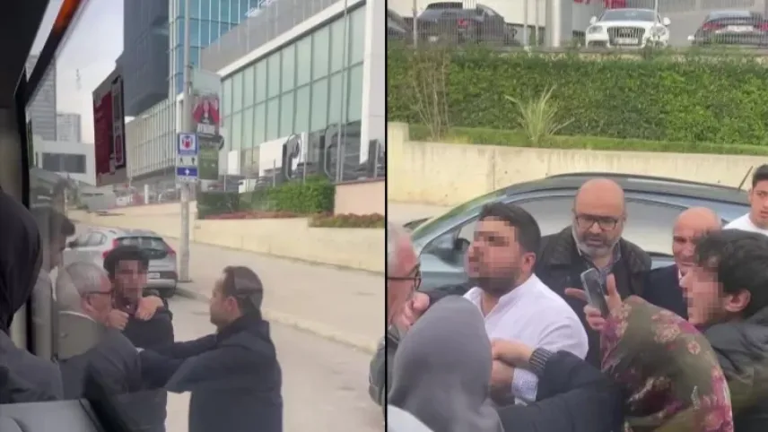 İstanbul'da iki sürücü arasında arbede yaşandı haberinin görseli