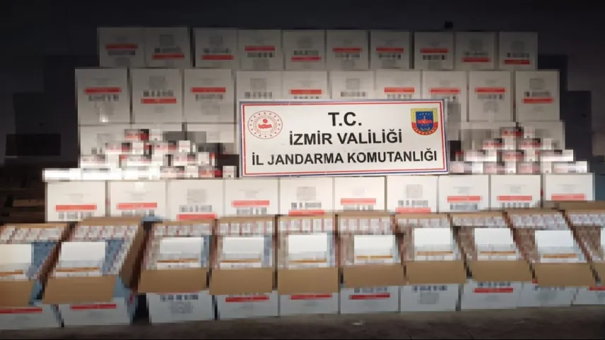 İzmir'de jandarmadan kaçakçılık baskınları: 6 gözaltı haberinin görseli