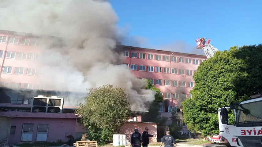 Adana’da yangın paniği haberinin görseli