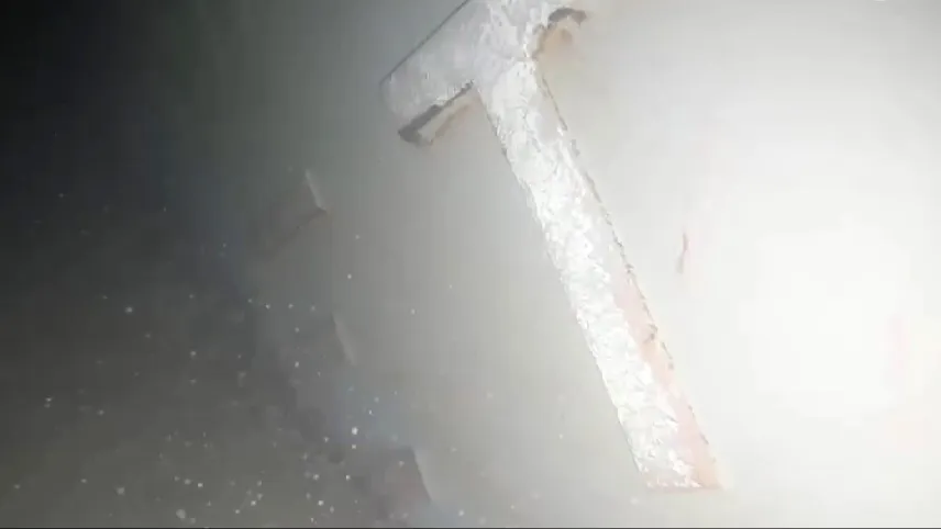 Kafkametler gemisinin batığı görüntülendi haberinin görseli
