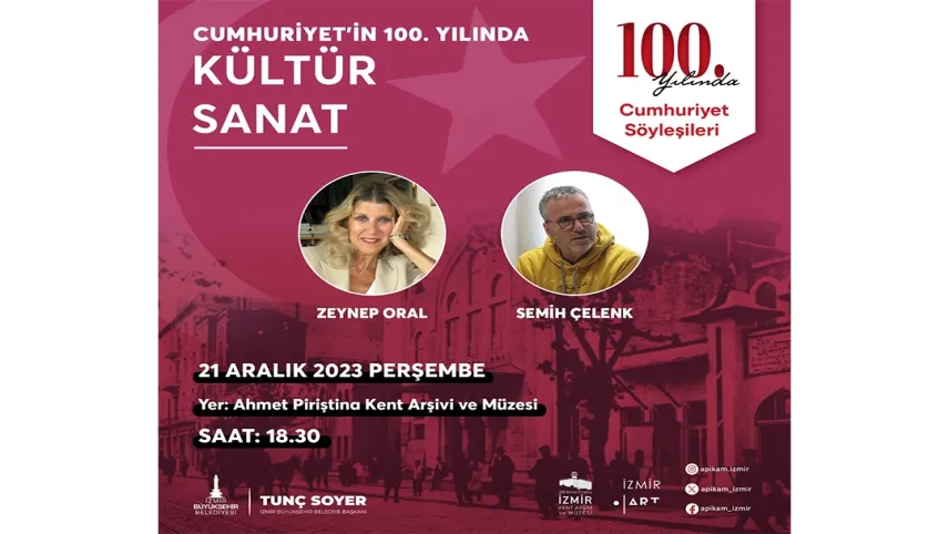 İzmir'de Cumhuriyet Söyleşileri devam ediyor haberinin görseli