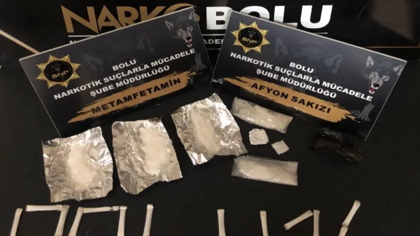 Bolu'da uyuşturucu ile yakalandılar: 1 tutuklama haberinin görseli