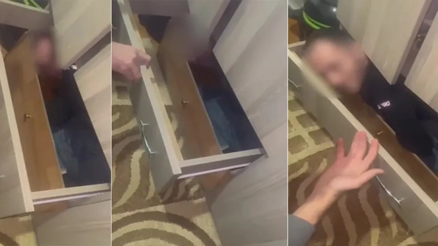 Denizli'de hayrete düşüren olay: Aranan şahıs dolabın çekmecesinden çıktı! haberinin görseli