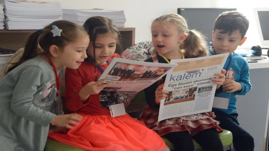 Anaokulu öğrencilerinden EGEMM’e anlamlı ziyaret haberinin görseli