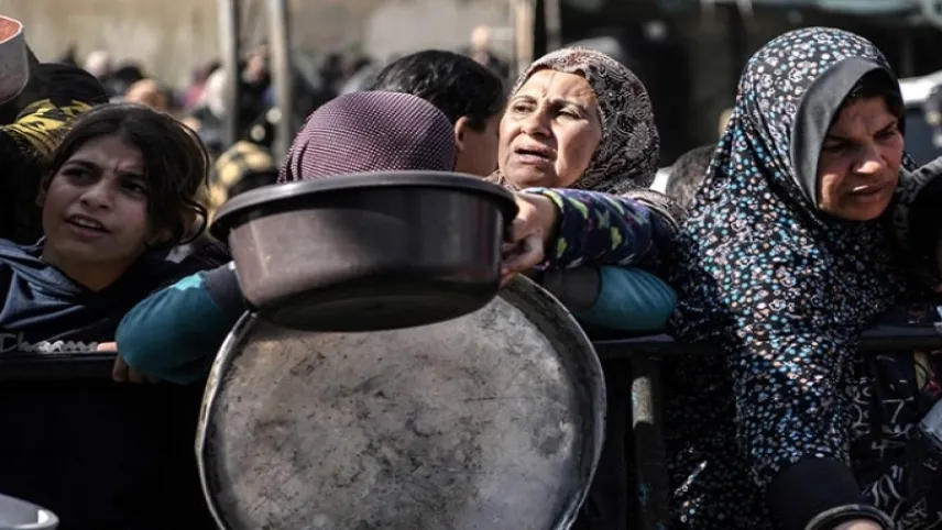 Gazze halkı çaresiz haberinin görseli