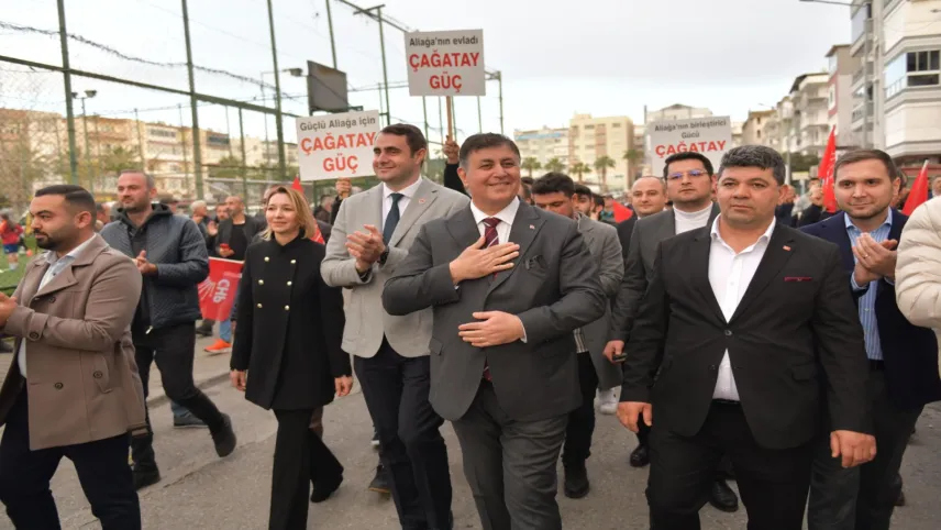 Büyükşehir Belediye Başkan Adayı Tugay: Aliağa bizim, geliyoruz haberinin görseli