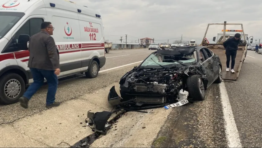 Manisa'da trafik kazası: Yaralılar var haberinin görseli