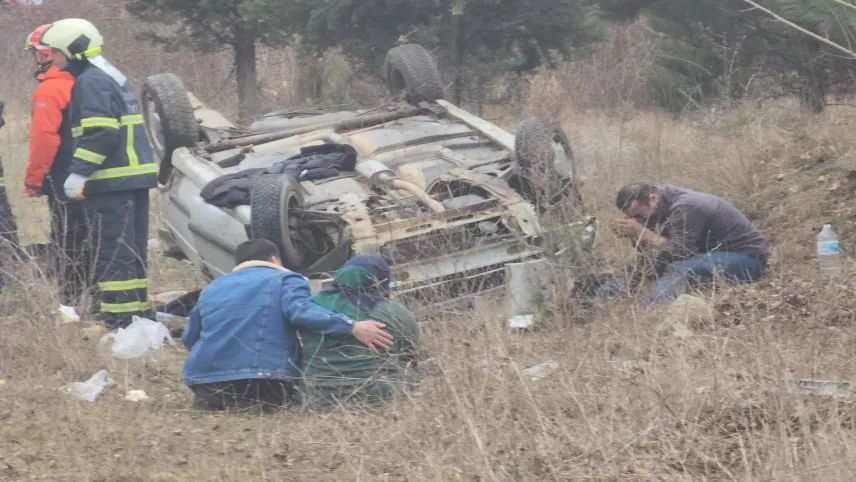 Karabük’te feci kaza: Kendi acısını unutup annesine koştu haberinin görseli