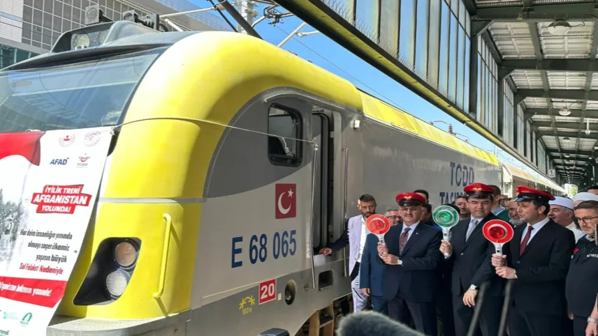 20’inci ‘İyilik Treni’ Afganistan için Ankara'dan yola çıktı haberinin görseli
