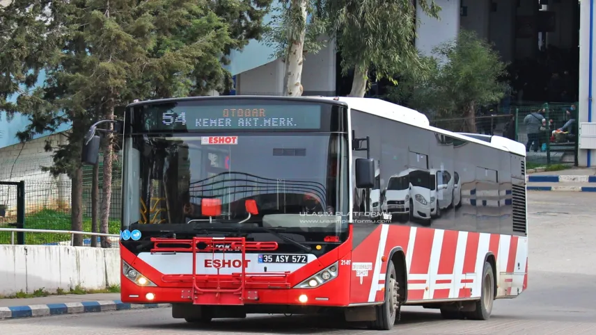 ESHOT | 54 hareket saatleri: Otogar - Kemer Aktarma sefer saatleri haberinin görseli