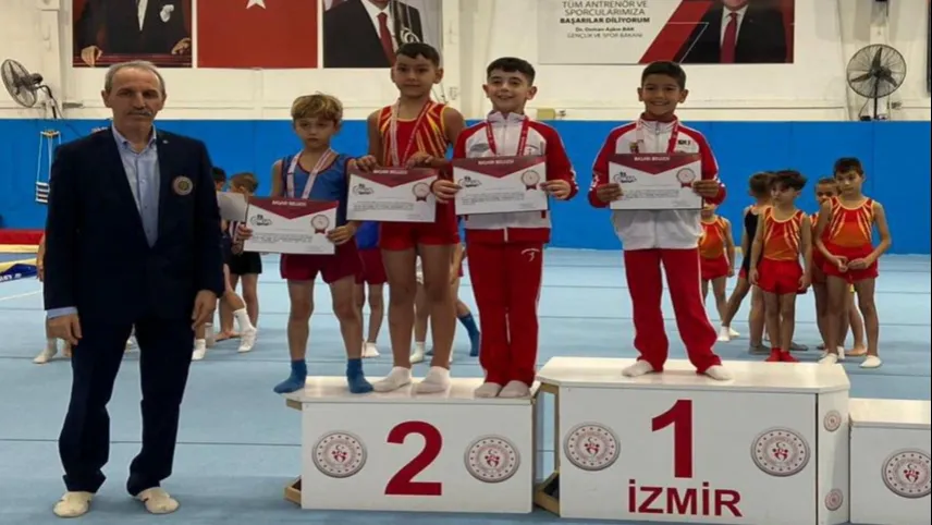 Göztepe Cimnastik madalyaları topladı haberinin görseli