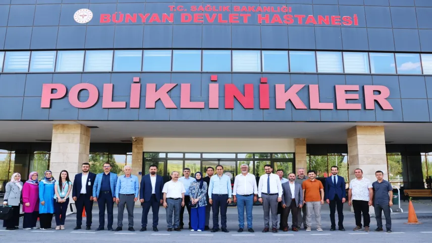 Kayseri’deki sağlık hizmetleri yerinde değerlendirildi haberinin görseli