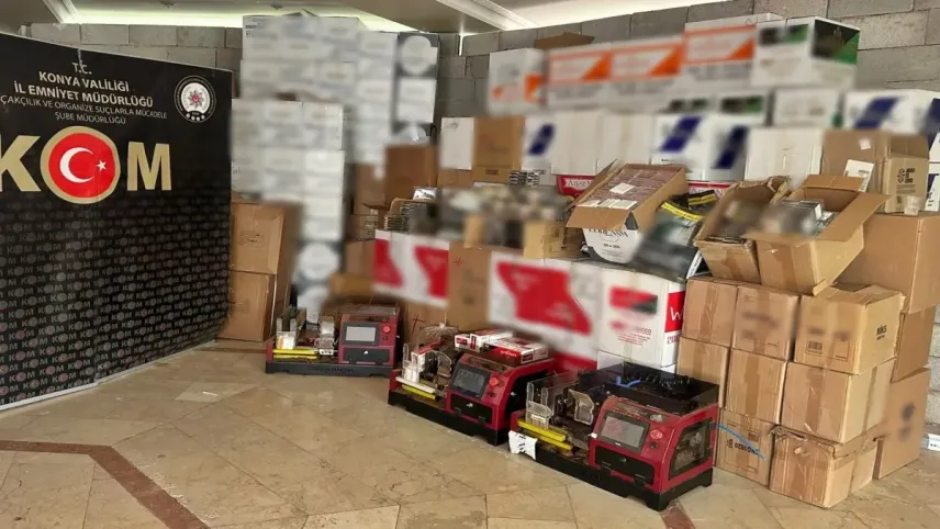 Konya'da dev kaçakçılık operasyonu! haberinin görseli