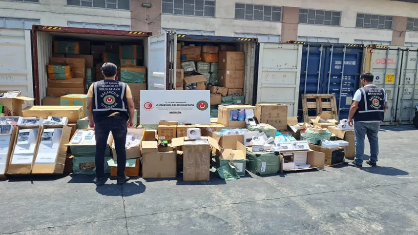 Bakanlık açıkladı: 521 milyon liralık kaçak eşya yakalandı! haberinin görseli