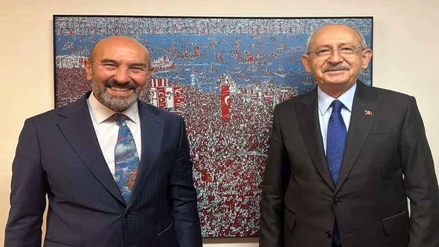 Kılıçdaroğlu'ndan Tunç Soyer’e ziyaret haberinin görseli