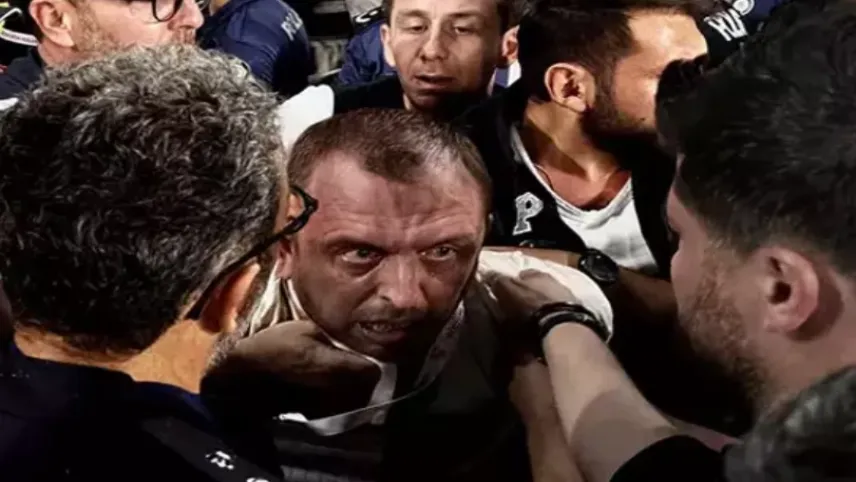 Ali Koç'u sahada iten zanlının cezası belli oldu haberinin görseli