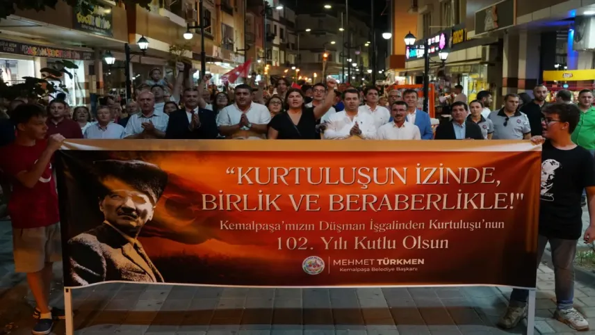 Kemalpaşa'da kurtuluşun yıl dönümü kutlandı haberinin görseli