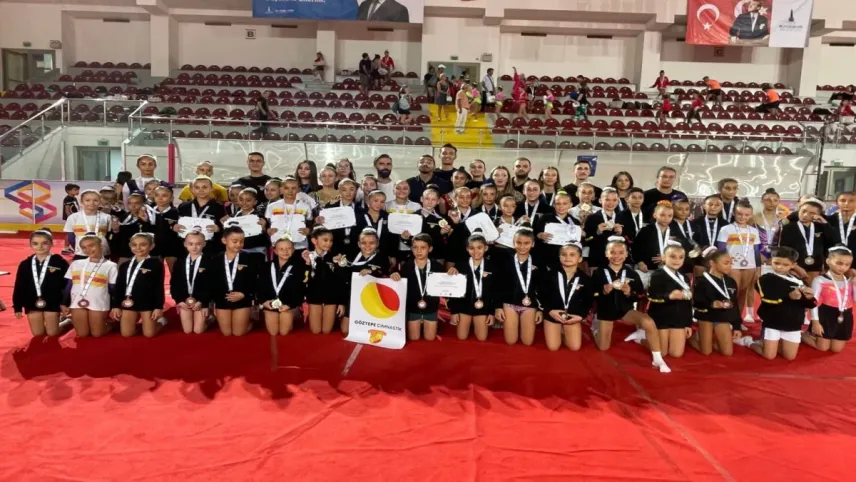 Göztepe cimnastik 17 madalya kazandı haberinin görseli