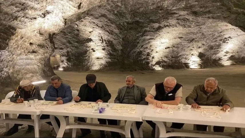 KOAH ve astım hastaları tuz mağarasında şifayı buldu haberinin görseli