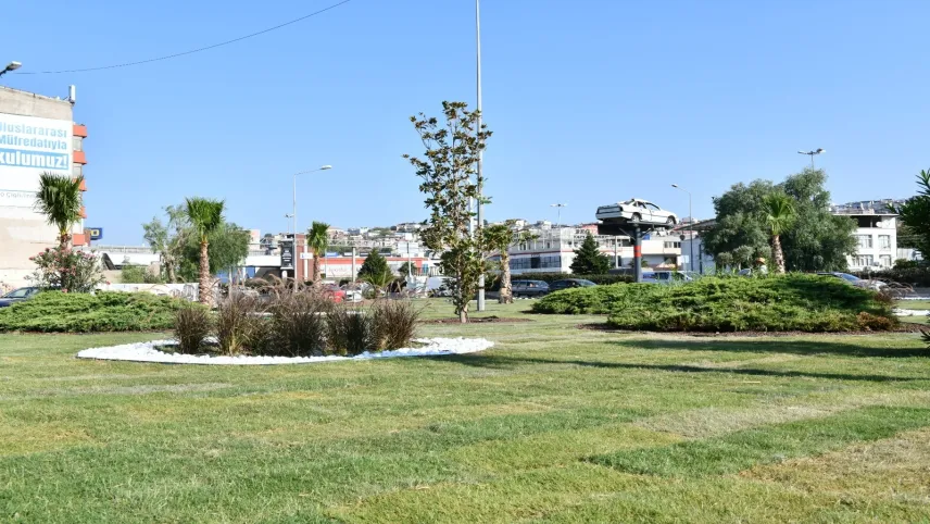 Çiğli'den yeşillendirme çalışması haberinin görseli