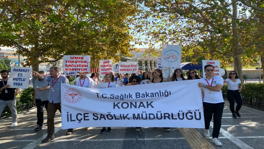 İzmir'de sağlıklı yaşam için adımlar atıldı haberinin görseli