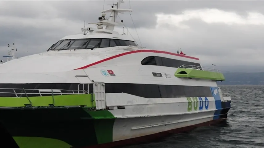 Bursa deniz otobüslerinin bazı seferlerine hava muhalefeti haberinin görseli
