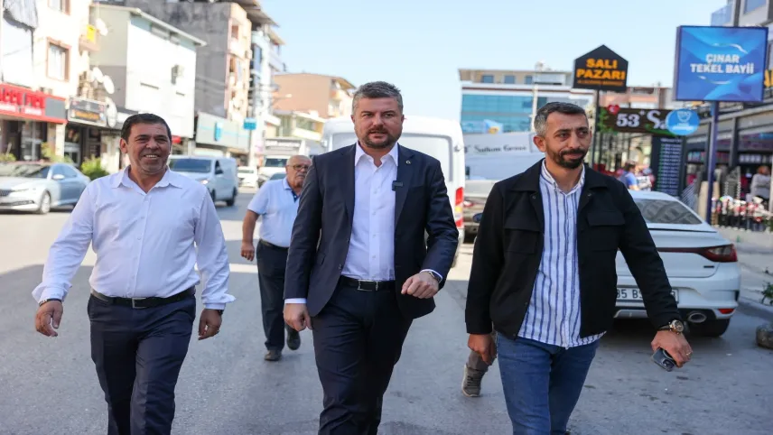 Başkan Duman mahalle ziyaretlerine devam ediyor haberinin görseli