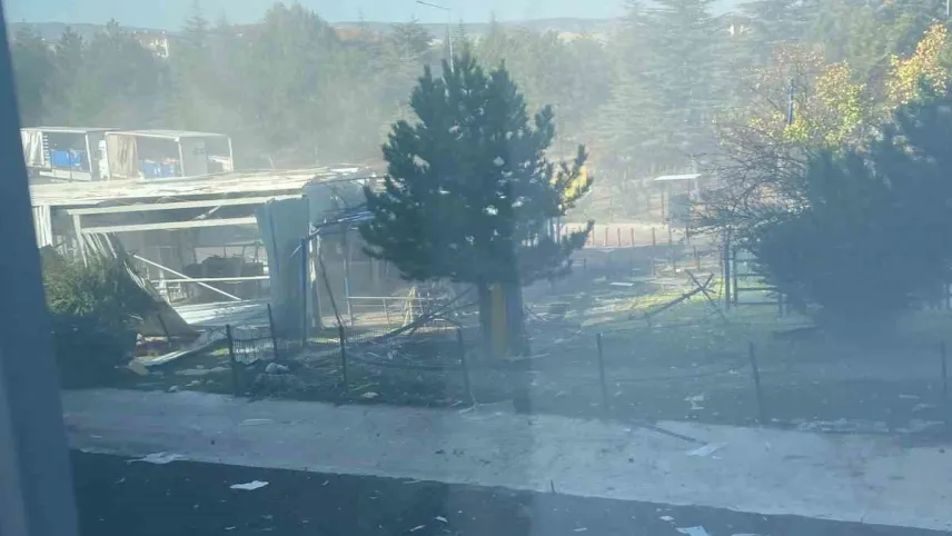 Ankara'da TUSAŞ Tesisi önünde patlama haberinin görseli