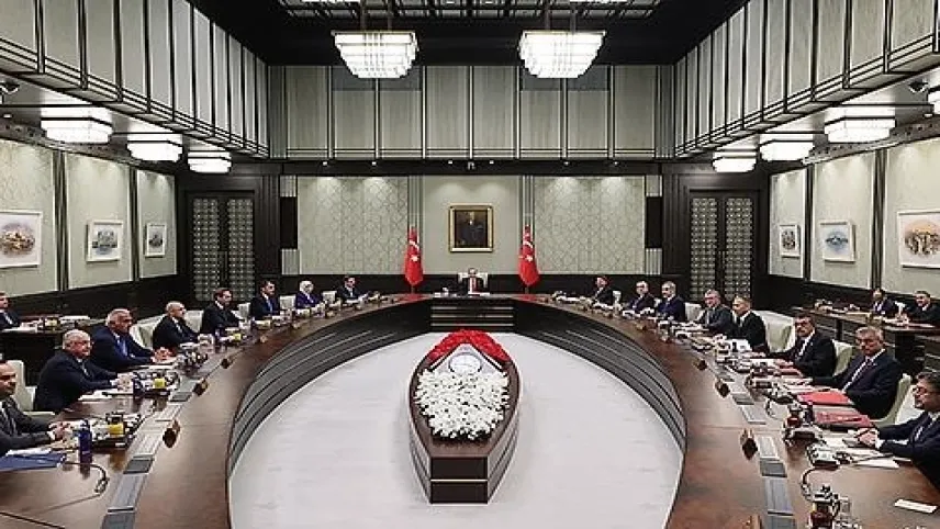 Cumhurbaşkanlığı Kabinesi, Beştepe'de toplandı haberinin görseli