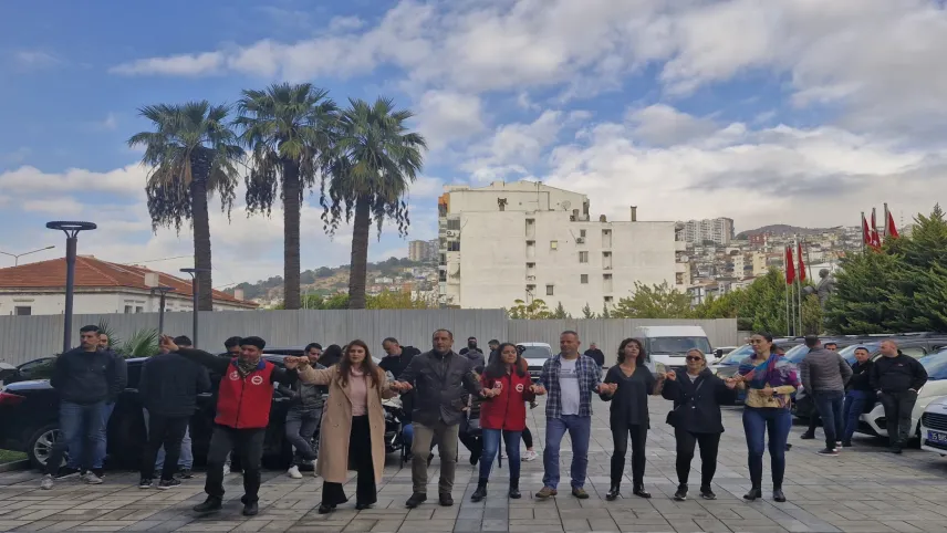 Bir grevde Bayraklı Belediyesi'den: Geldikleri gibi giderler haberinin görseli