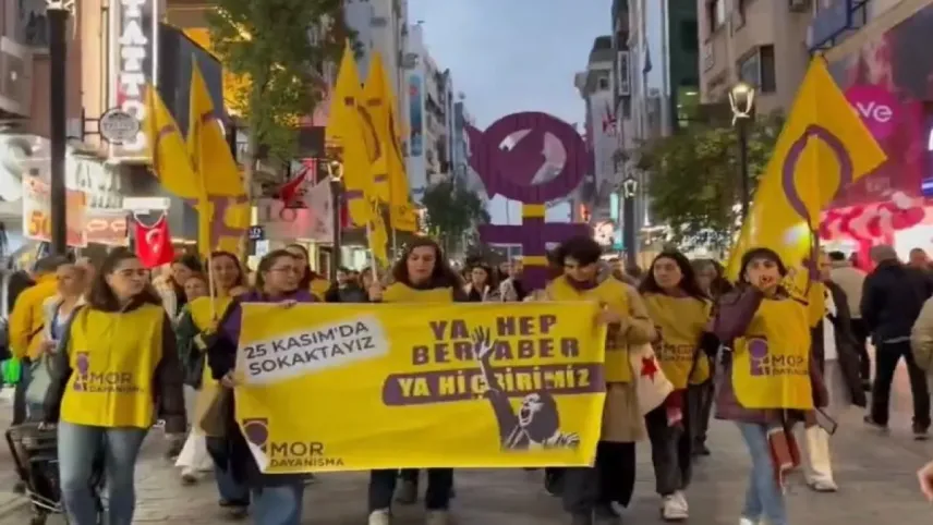 İzmir Mor Dayanışma’dan mesaj var: 25 Kasım’da sokağa haberinin görseli