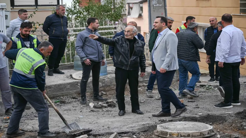Bornova’da sorunlu yollara düzenleme haberinin görseli