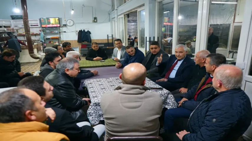 Başkan Türkmen vatandaşlarla bir araya geldi haberinin görseli