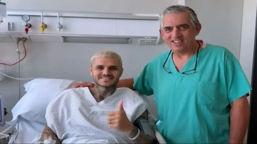 Galatasaray'ın Arjantinli yıldızı Mauro Icardi ameliyat oldu haberinin görseli
