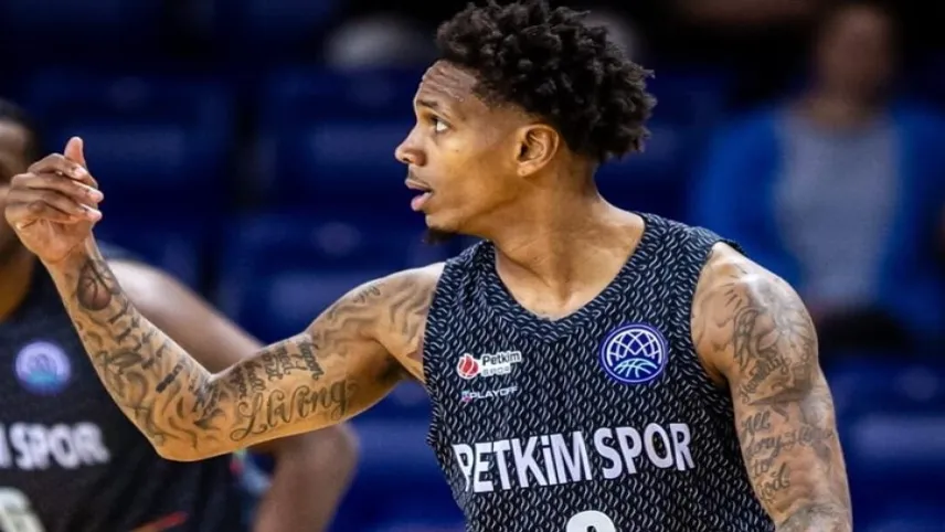 Petkimspor'da DeWayne Russell haftanın öne çıkan oyuncusu oldu haberinin görseli