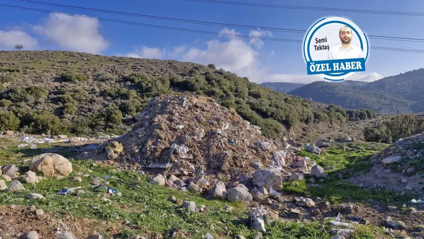 İzmir’in dağlarında çöp dağları haberinin görseli