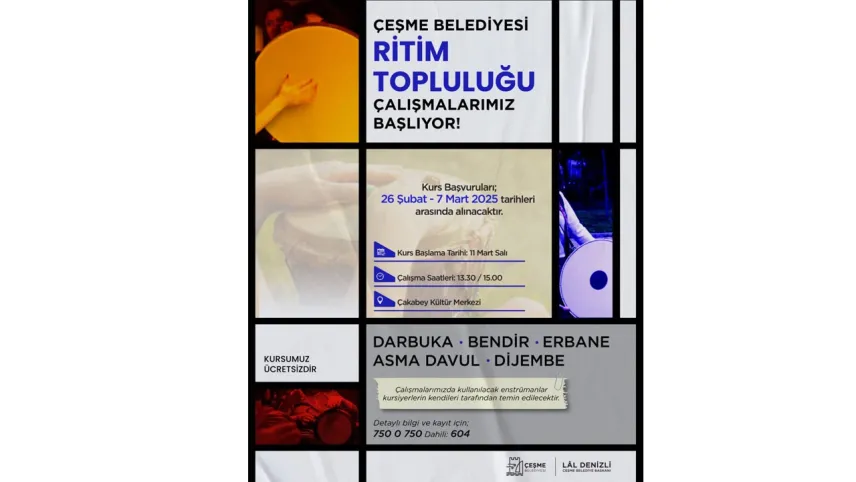Çeşme ritme davet ediyor haberinin görseli