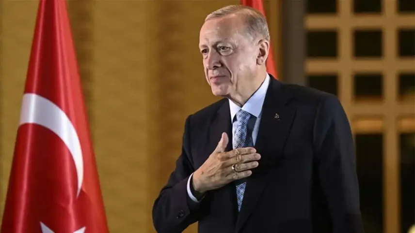Cumhurbaşkanı Erdoğan ve DEM Parti Heyeti'nin görüşmesi başladı haberinin görseli